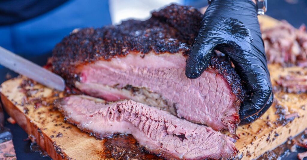 Last of the brisket, half price from 8